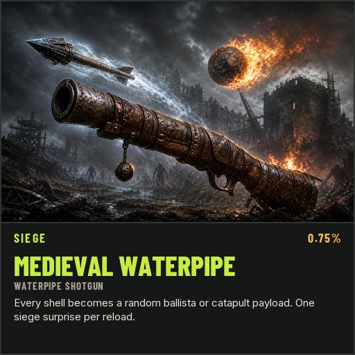 Medieval Waterpipe — Waterpipe Shotgun