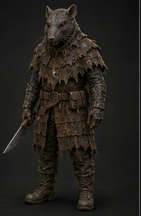 Stylized guide portrait of The Vermin King